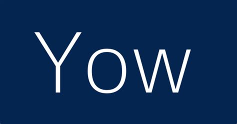 yowld|yow definition.
